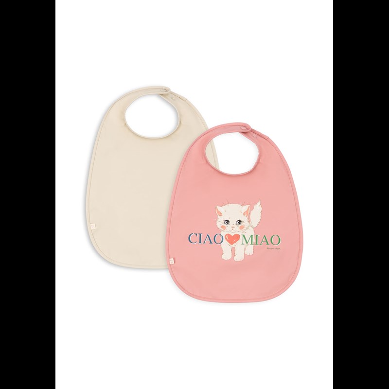 Konges Sløjd Haklapp 2-Pack Ciao Miao Vit 1