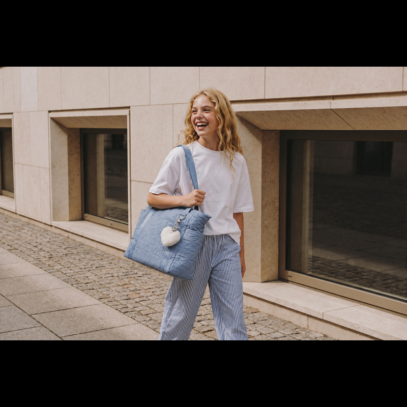 Grow Skuldertaske SidePack Dusty lys blå 2