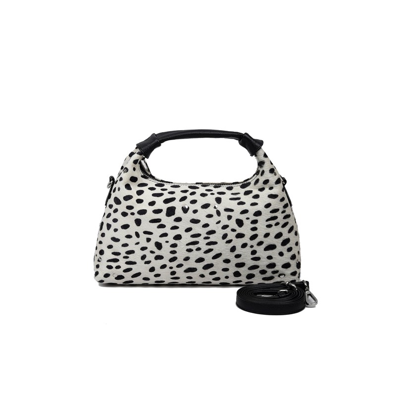 Núnoo Håndtaske Dandy Sort/Hvid 2