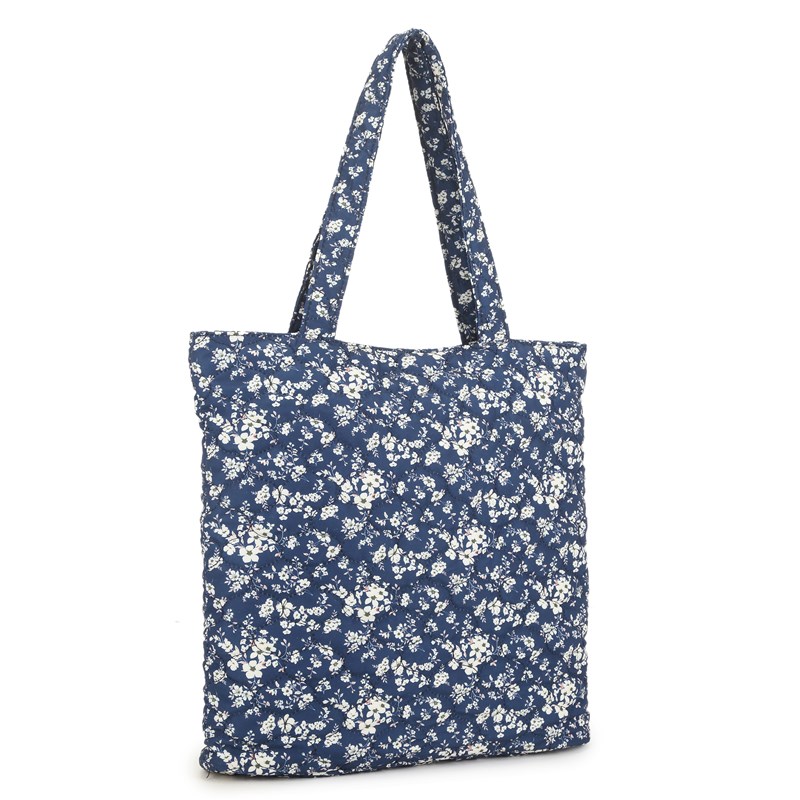 Conmé Shopper quilted M. blå 2