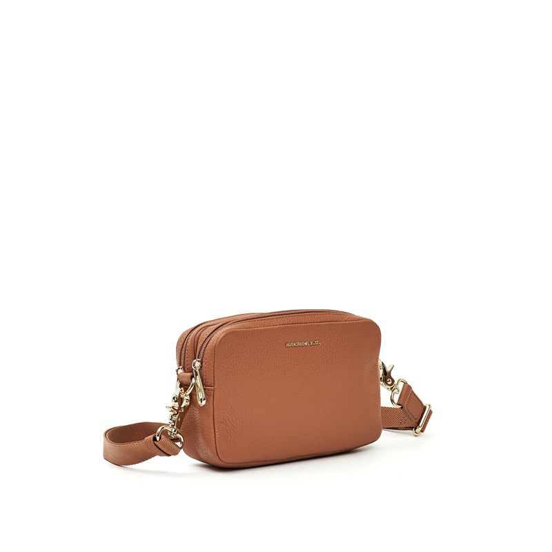 Mandarina Duck Crossbody Mellow Leather Cognac/brun 2