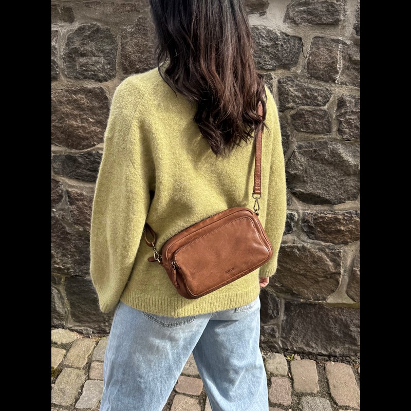 Aura Crossbody Tulum  Cognac 8