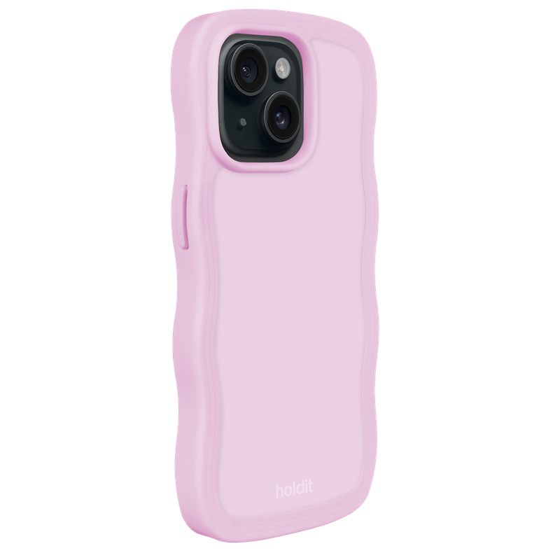 Holdit Mobilcover Wavy Lilla Iphone 15 2