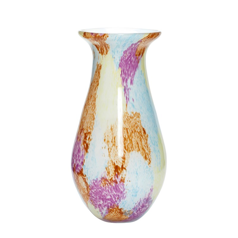 Hübsch Vase multi coloured Lilla/lyseblå 1