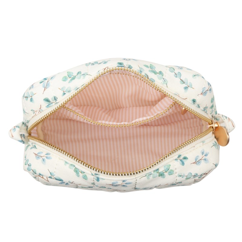 Conmé Toilettaske lille eucalyptus Grøn mønster 3