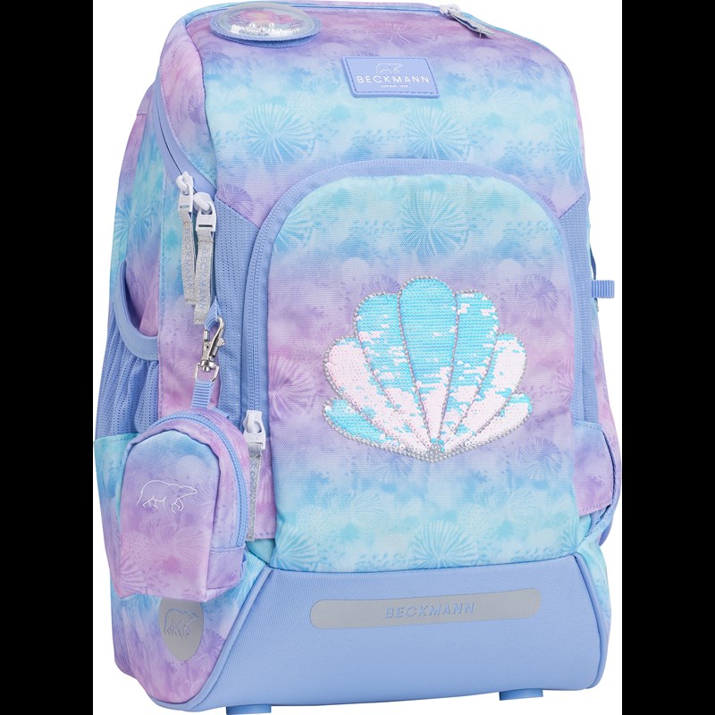 Beckmann Skoletaske Active Air Seashell lyseblå/lilla 3