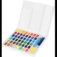 Faber-Castell Akvarellfärger m. Pensel 48 st Multi 1