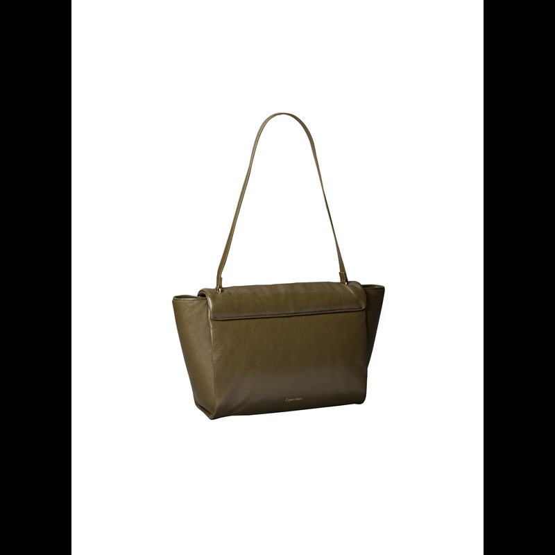 Calvin Klein Handväska Emblem Padded Beige 2
