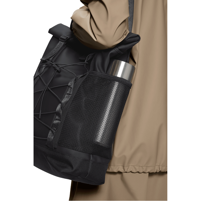 RAINS Tote Bag Trail Rolltop W3 Svart 5