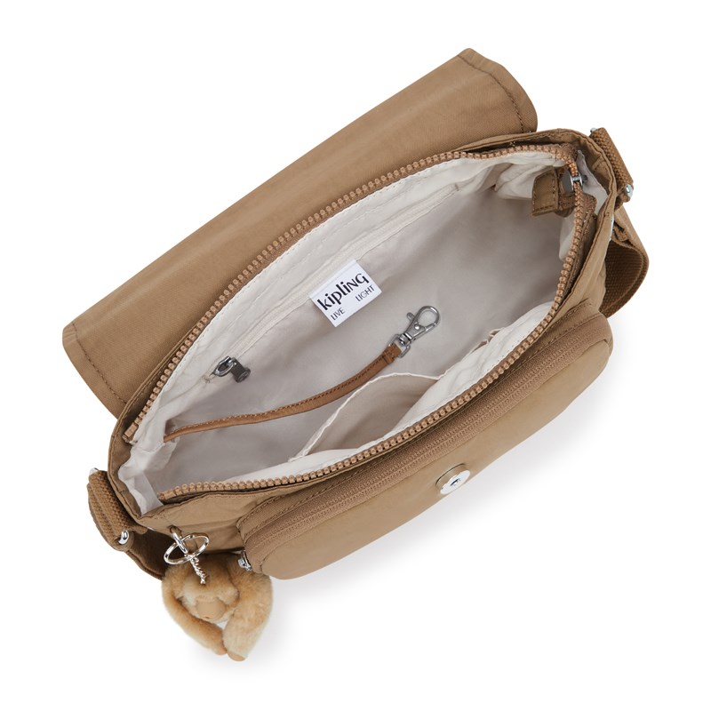 Kipling Crossbody Taske Dalma Camel 3