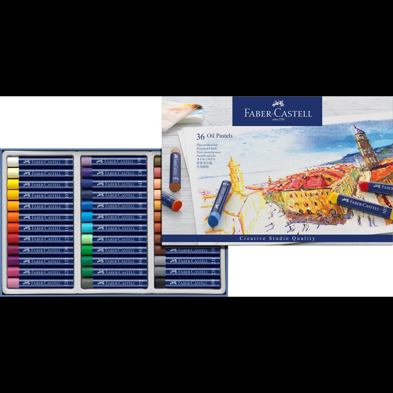 Faber-Castell Oljepastellkritor 36 st. Multi 3