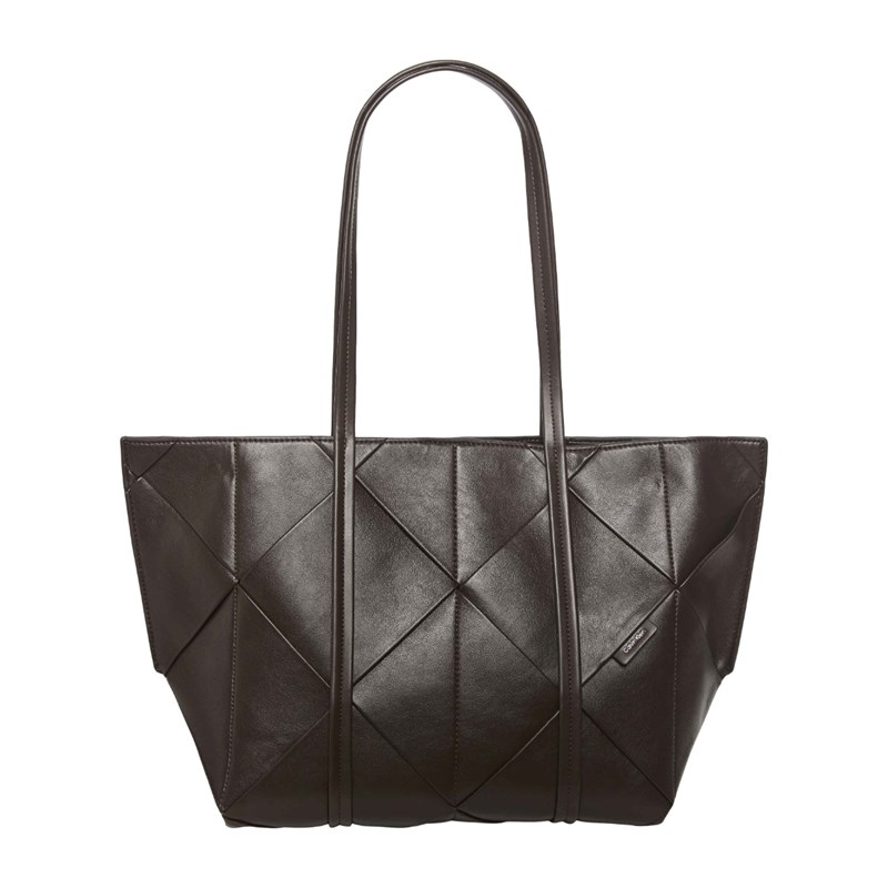 Calvin Klein Shopper Woven Emblem Brun 1