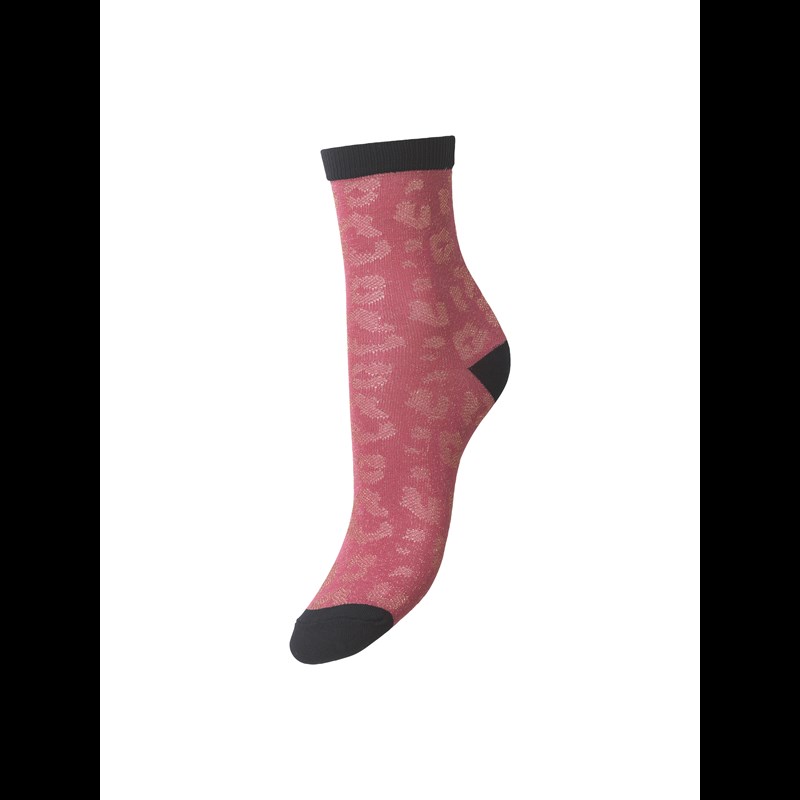 Becksöndergaard Strømper Leo Glitzi Pink mønstret 37