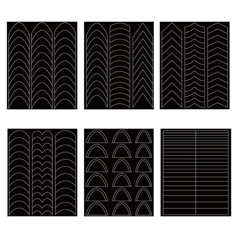 UNIQ Negle Stencils Sort 1