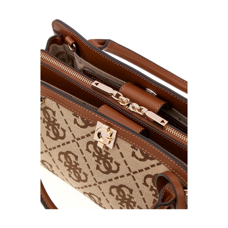 Guess Handväska Audrey Brun/beige