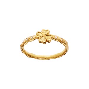 Maanesten Ring Clover Guld