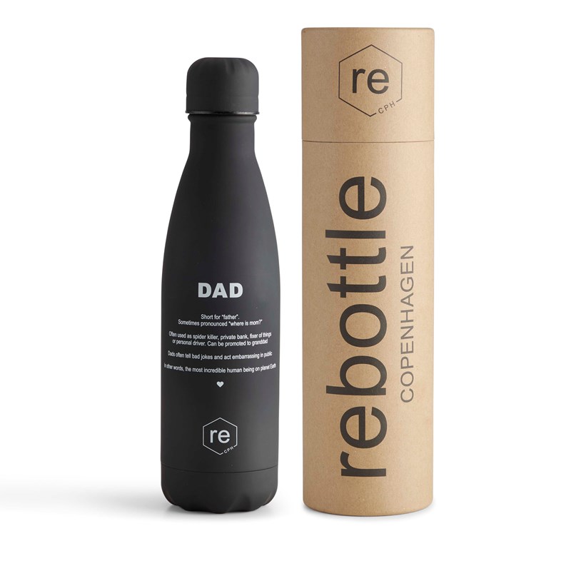 Rebottle Copenhagen Drikkeflaske Dad Sort 4