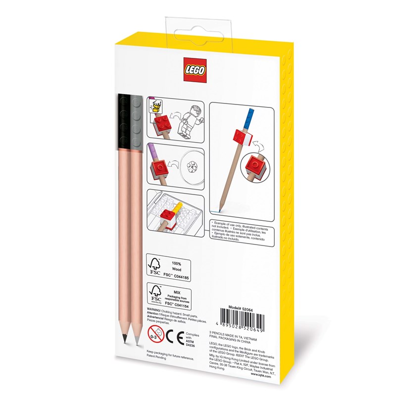 LEGO Bags Lego farveblyanter 12 stk. Ass farver 3