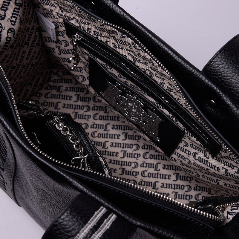 Juicy Couture Shopper Iris Embroidery  Svart 3