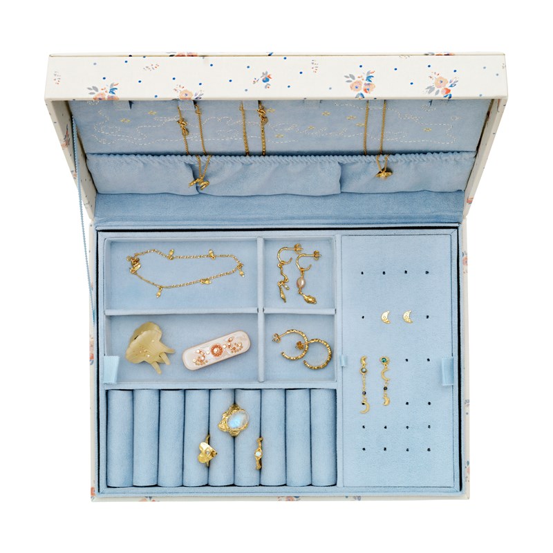Maanesten Smykkeskrin Margaret Blå 5