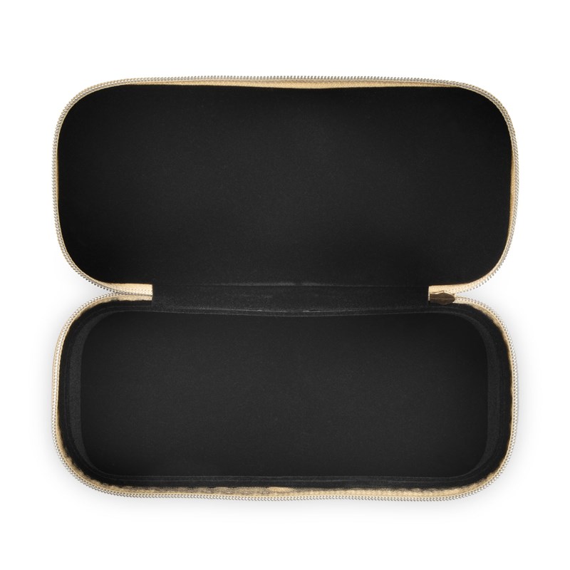 DAY ET Brille Etui Day Saffiano Zip  Guld 2