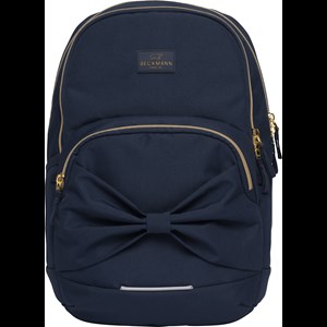 Beckmann Skoletaske Sport Jr Blue Bow Navy