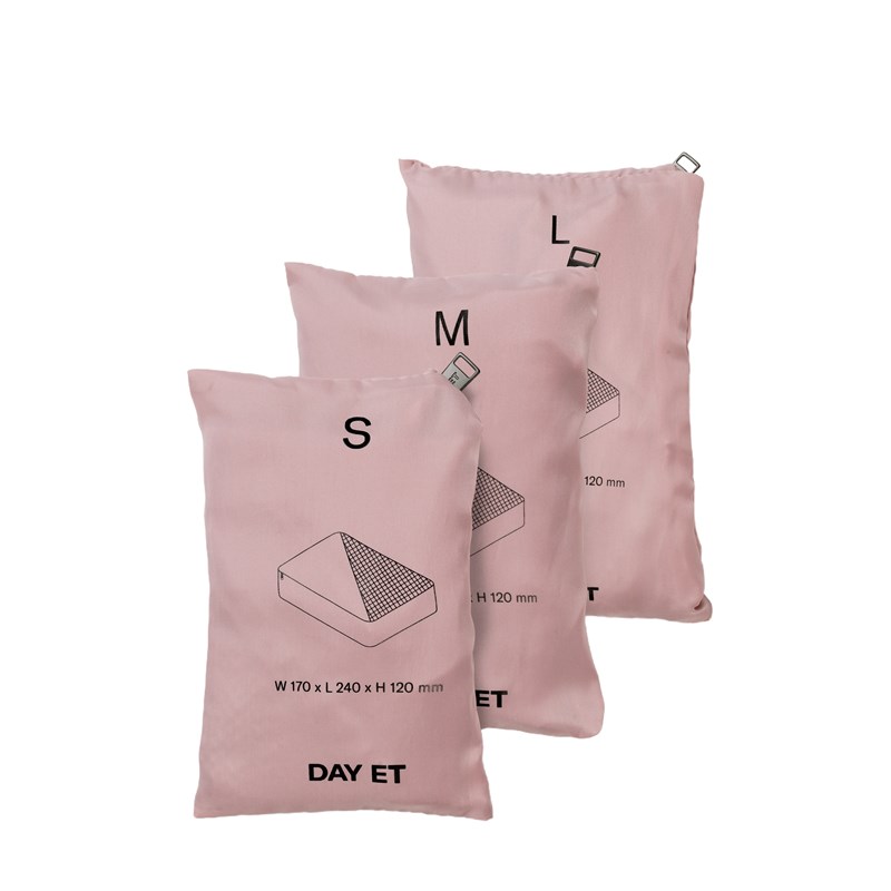 DAY ET Pakkeposer i sæt S M L Gammel Rosa 2