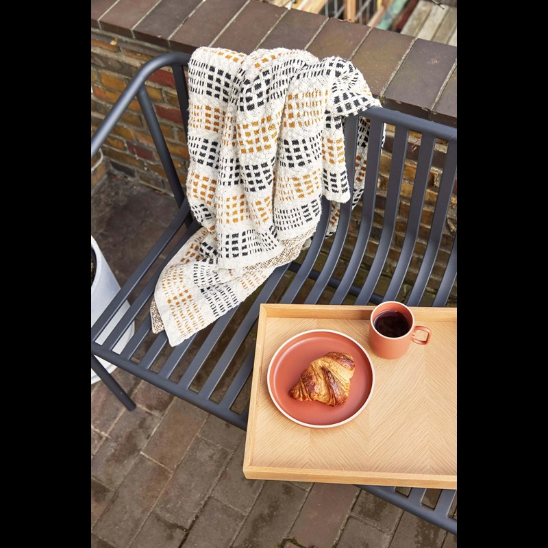 Hübsch Plaid Hvid 3