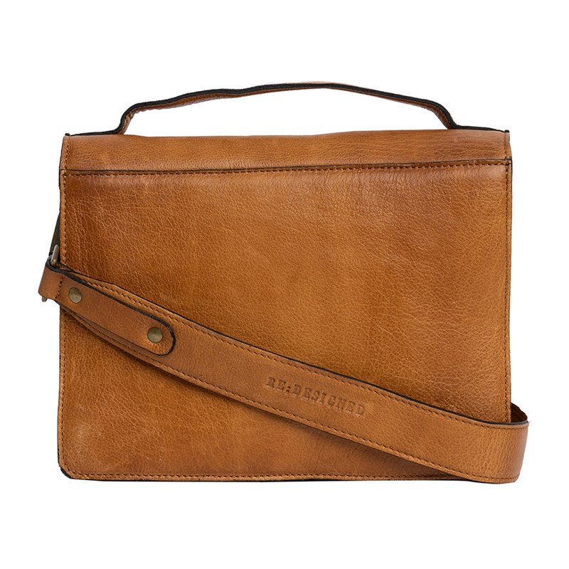 RE:DESIGNED Crossbody Alba Big Cognac 4