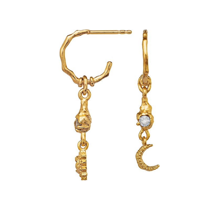 Maanesten Örhängen Ember Guld 2