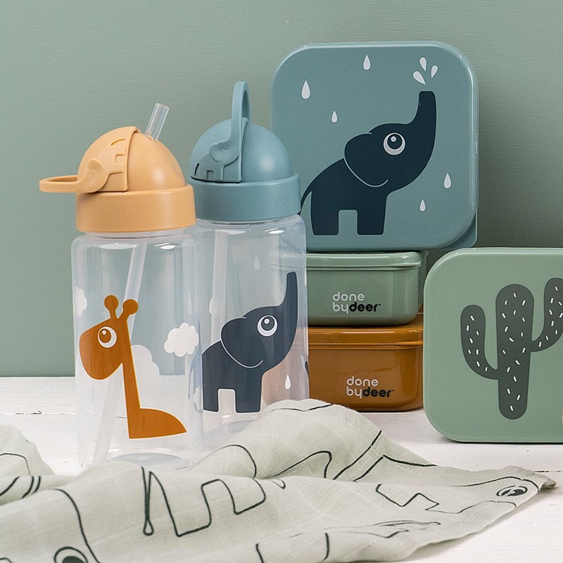 Done By Deer Snack box 3 stk. Deer Friends Blå 3
