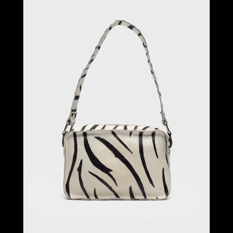 Núnoo Skuldertaske Ellie Stripes Sort strib 5