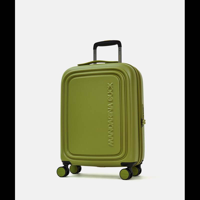 Mandarina Duck Kuffert Logoduck + Oliven Grøn 55 Cm 3