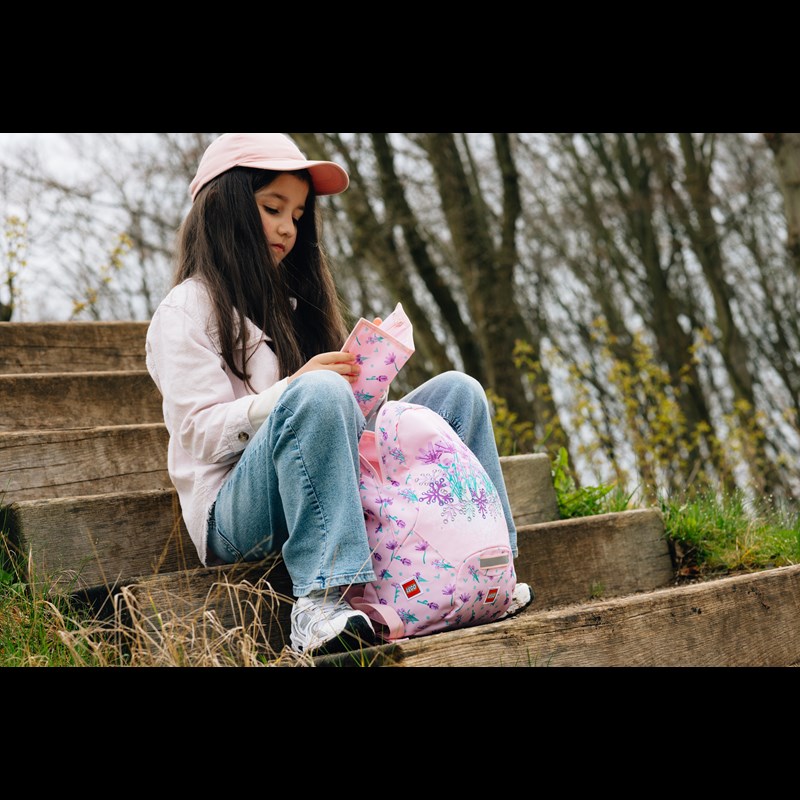 LEGO Bags Børnehaverygsæk Flowers Rosa 10