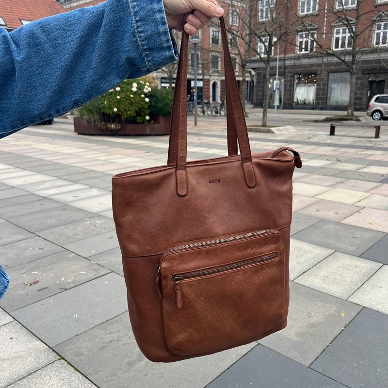 Aura Computertaske Manila  Cognac 15" 9