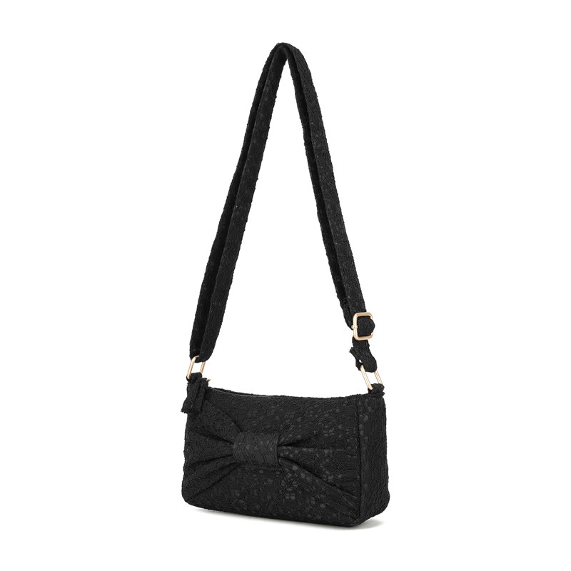 Conmé Crossbody Sille Sløjfe Sort/Sort 2