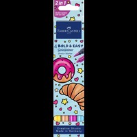Faber-Castell Tusser Bold&Easy Kage 4 stk. Multi