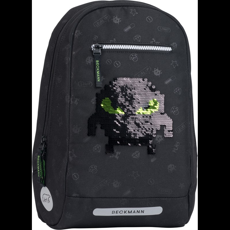 Beckmann Gymnastiktaske Pixel Sort/Sort 3