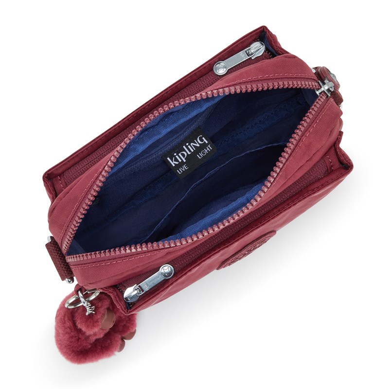 Kipling Crossbody Väska Abanu Vin 3