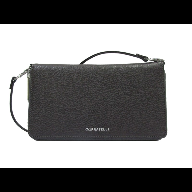 Gigi Fratelli Clutch med lynlås Sort m/strib 1