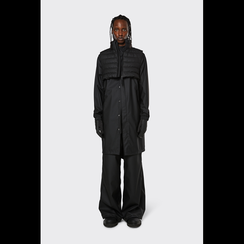 RAINS Vest Trekker Chest Warmer Sort 2