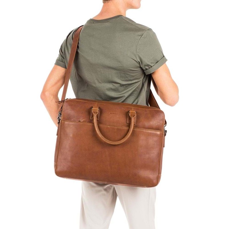 Burkely Computertaske Antique Avery Cognac 17" 6