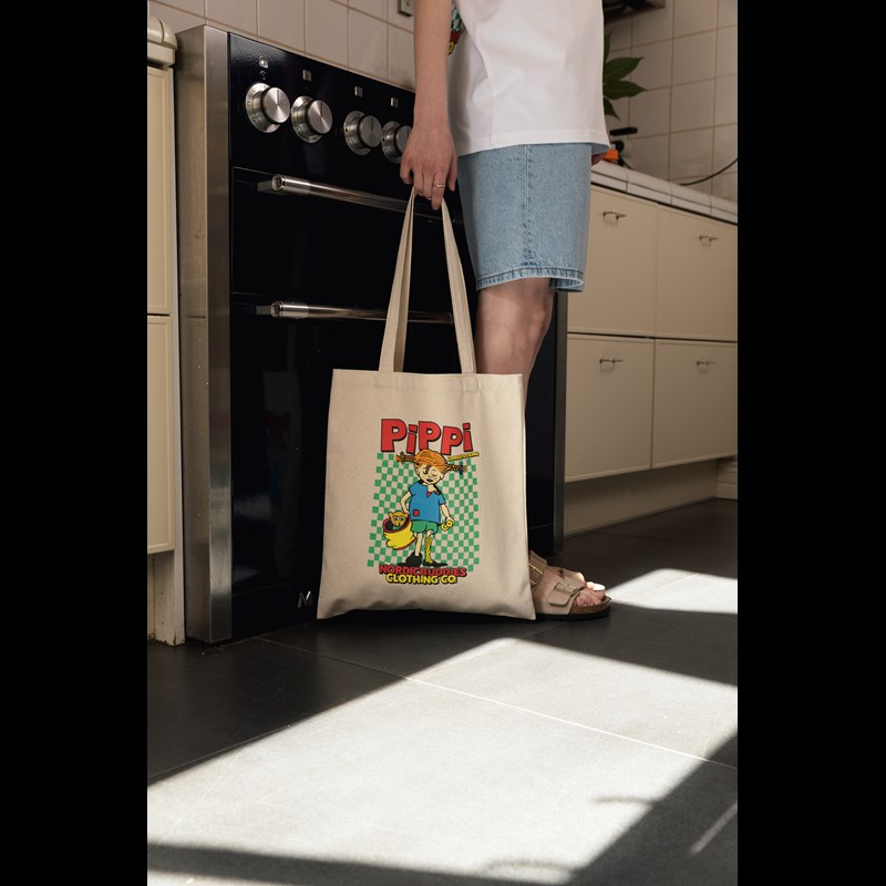 Nordic Buddies Tote Bag Pippi Beige 5