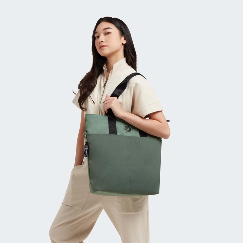 Kipling Shopper Hanifa Grøn 5