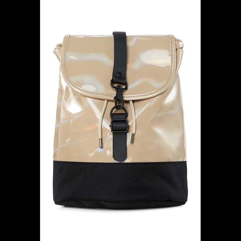 Rains Rygsæk Drawstring Holographic Beige 1