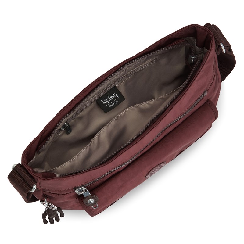 Kipling Skuldertaske Syro Bordeaux 3