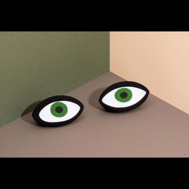 DOIY Strømper Eye Grøn 2