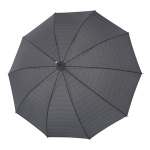 Doppler Paraply Carbonsteel Lang Grå/Sort