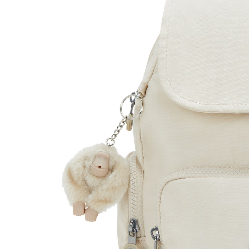 Kipling Ryggsäck City Zip S Beige 5