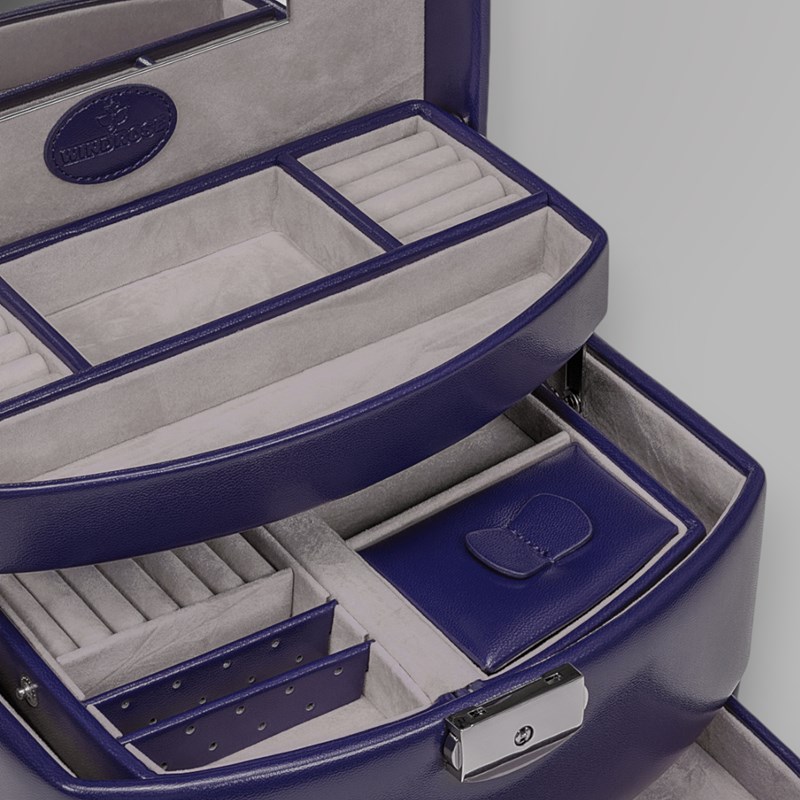 Windrose Smykkeskrin Merino Moda M. blå 10